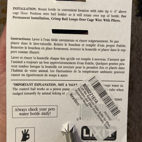 Pet water bottle by lixit - Picture 5 of 5